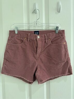 GAP Women's Dusty Rose Corduroy Shorts